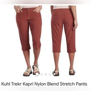 NWT Kuhl Trekr Capris Size 10 Red